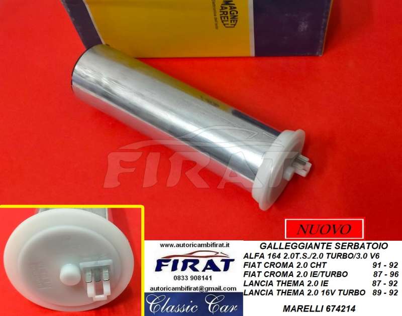 GALLEGGIANTE SERBATOIO FIAT CROMA - THEMA - 164 TURBO (674214)